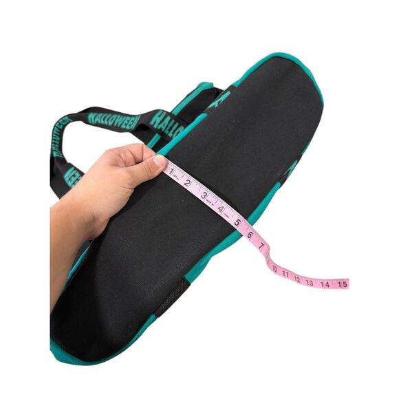 Disney Halloween 2023 Mickey Pumpkin Glow In The Dark Canvas Zip Tote Bag - Picture 7 of 7